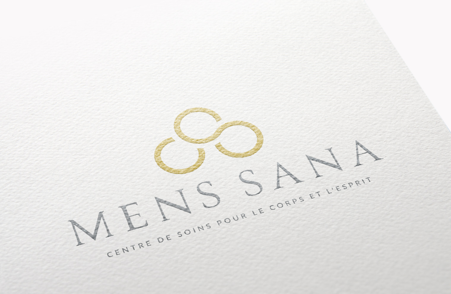 logo sur papier Mens sana
